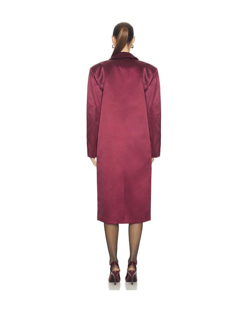 Camila Coelho Red Haliee Coat