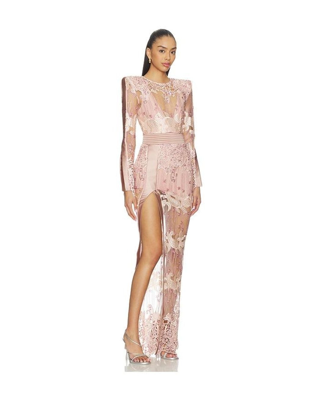 Zhivago Natural Violets And Music Gown