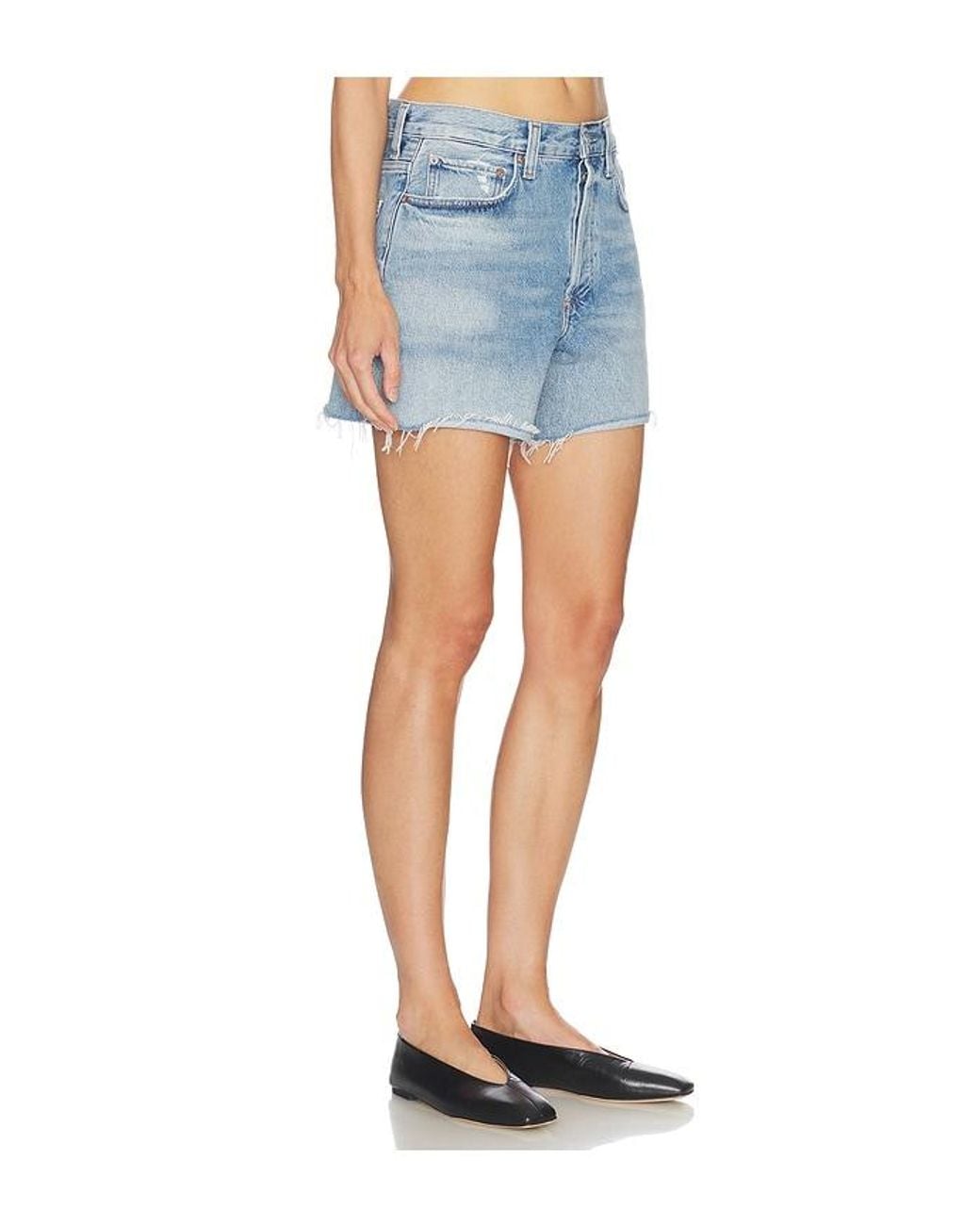 Agolde Blue Nye Relaxed Shorts