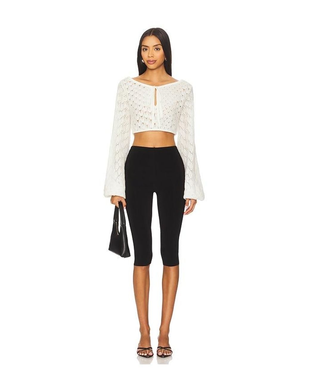 GUIZIO White Annabella Top