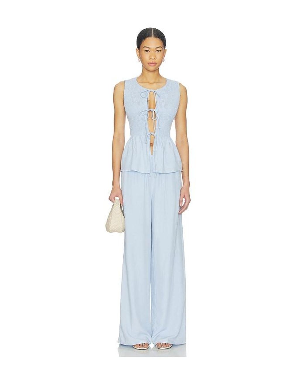 Seven Wonders Blue Fleur Palazzo Pant