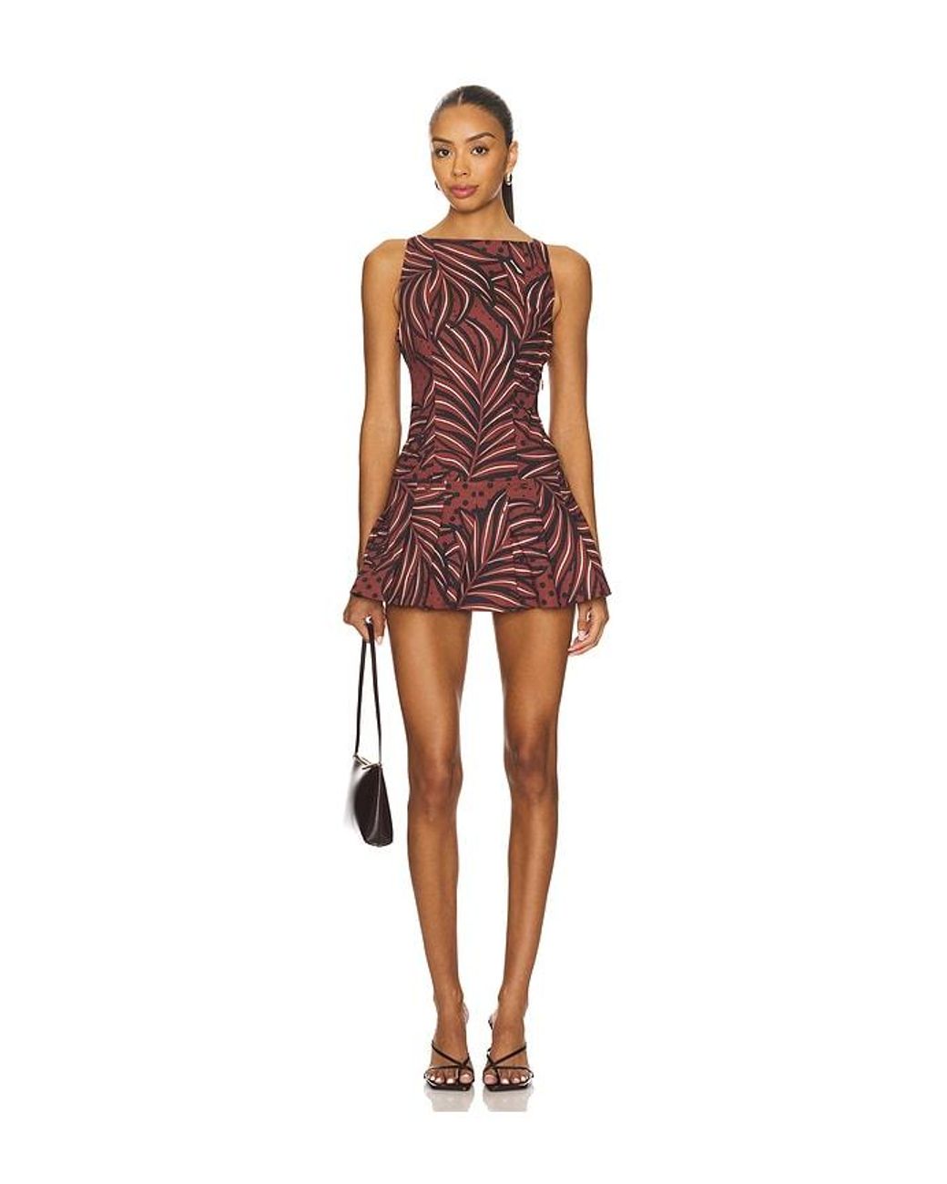 retroféte Multicolor Kat Romper