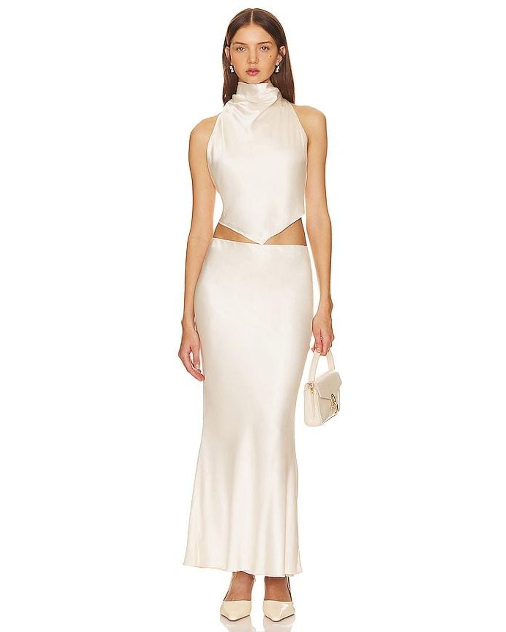 Nbd Natural Neveah Maxi Skirt