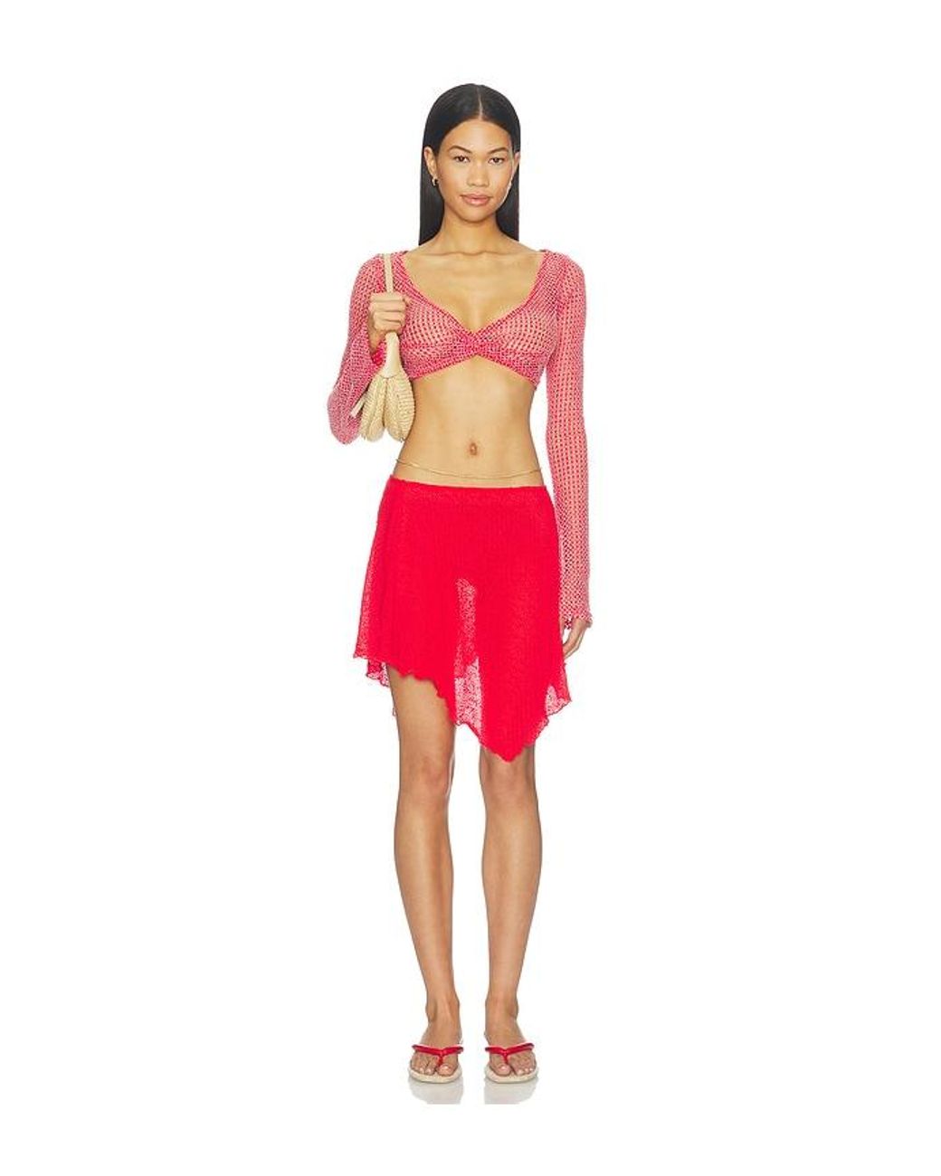 Lovers + Friends Red Rosario Top