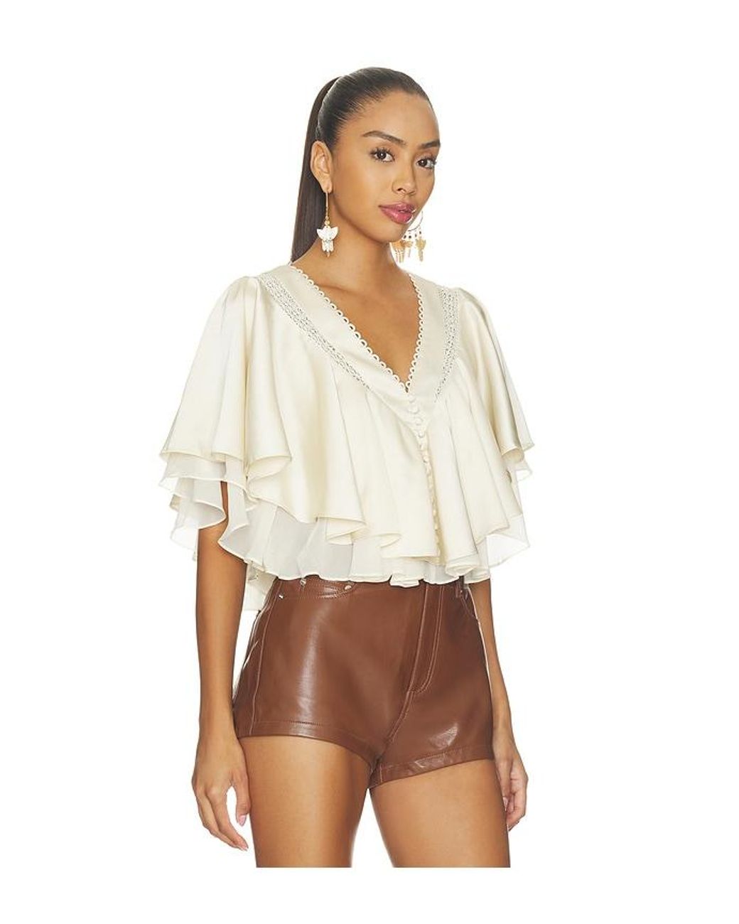 Cinq À Sept Natural Mary Top