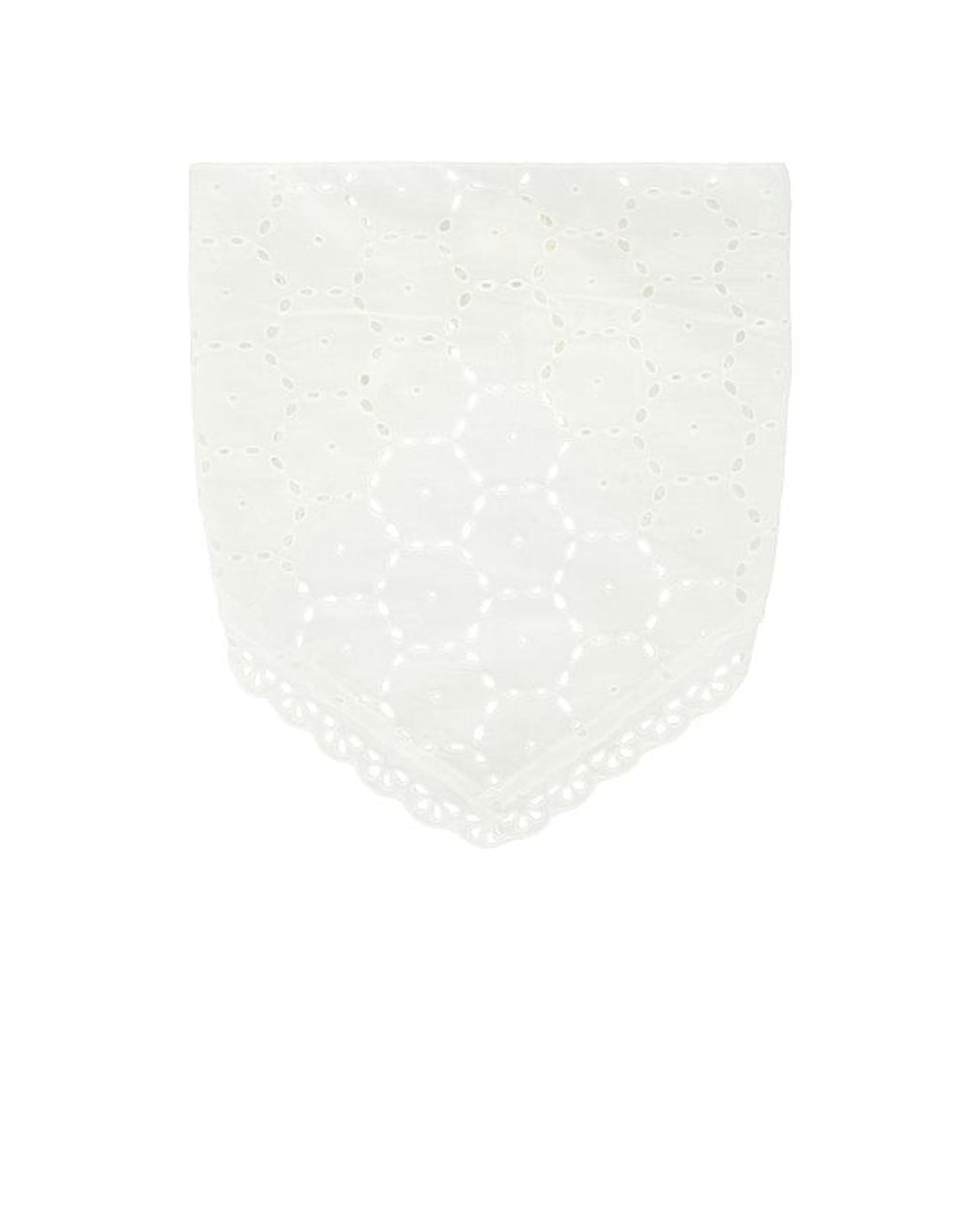 Lovers + Friends White Paloma Triangle Scarf