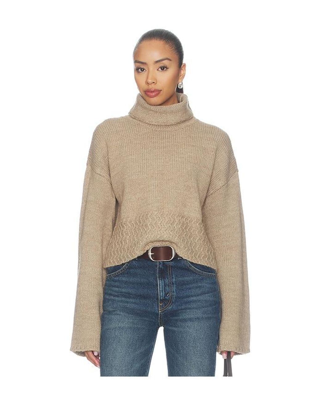 Tularosa Blue Viktoria Funnel Neck Pullover