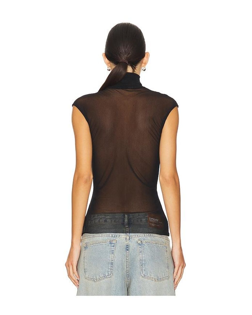 Only Hearts Black Turtleneck Shell