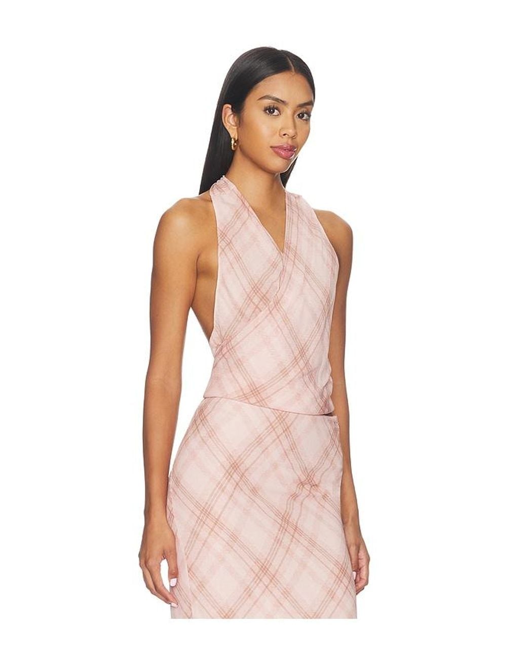 Lovers + Friends Pink Cassandra Top