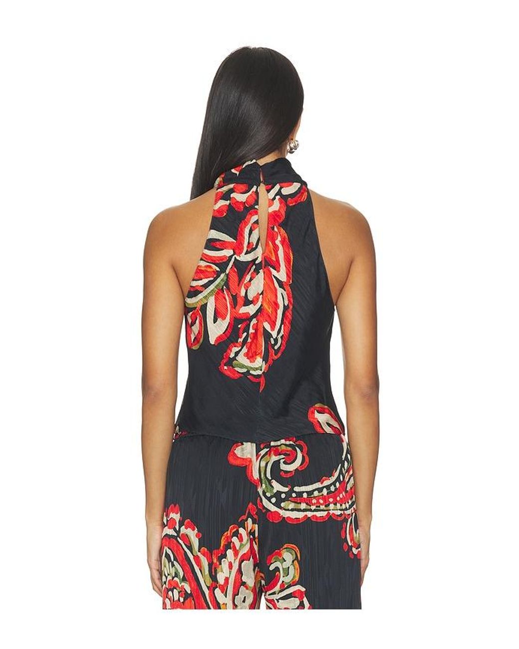 Amanda Uprichard Red Arielle Top