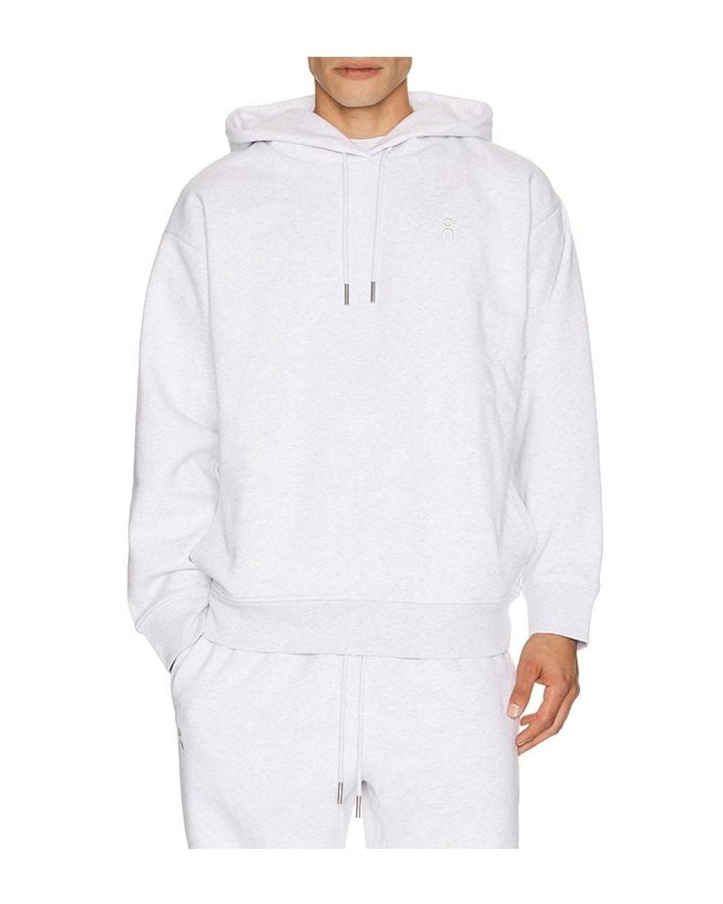 On Shoes White Club Collective Hoodie for men