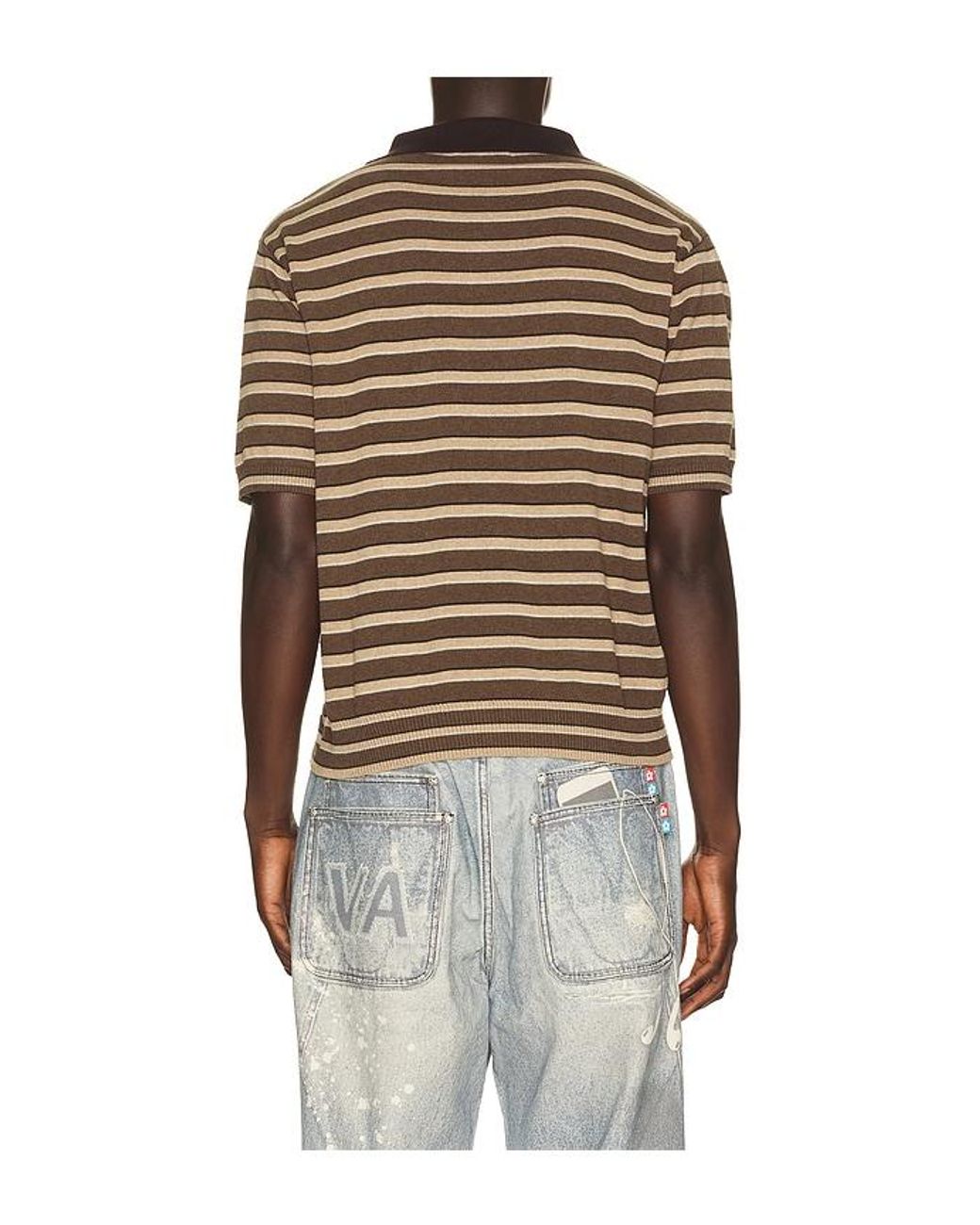 Carne Bollente Brown Pin-Up Patrol Polo for men