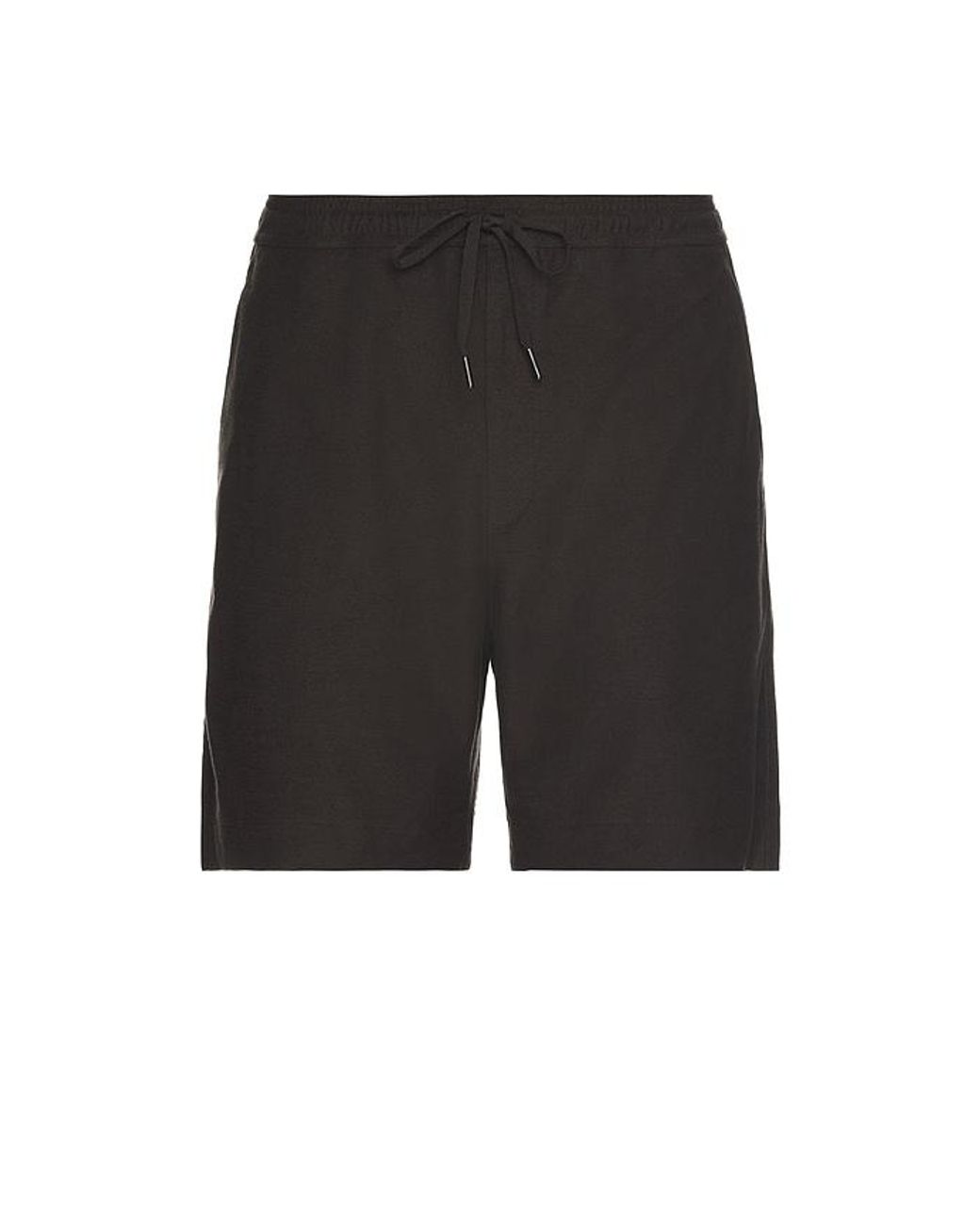 Theory Black Soft Terry Sweatshorts for men