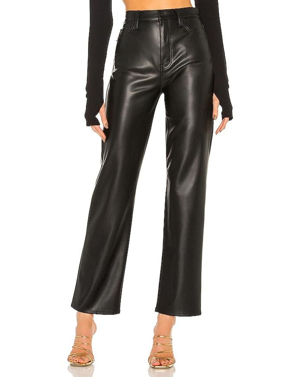 Pistola Black X Revolve Cassie Super High Straight Pant