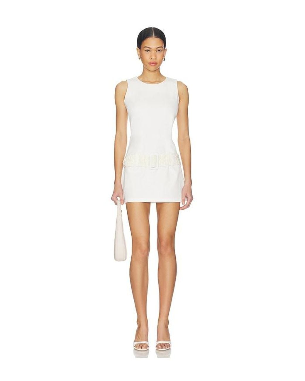 MY BEACHY SIDE White Alba Denim Dress