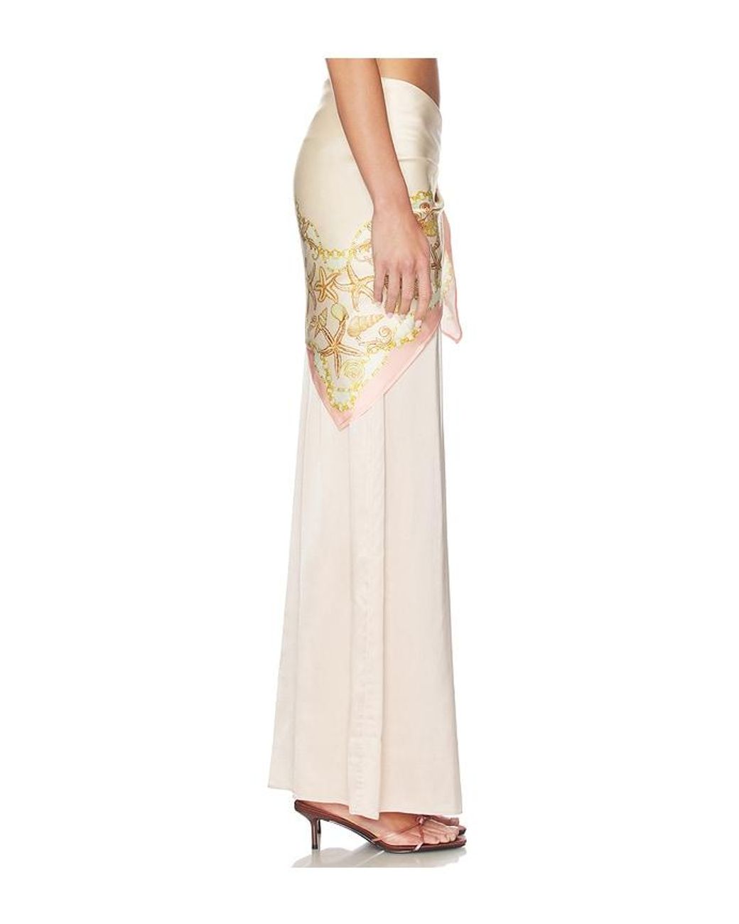 Lovers + Friends White Reese Maxi Skirt