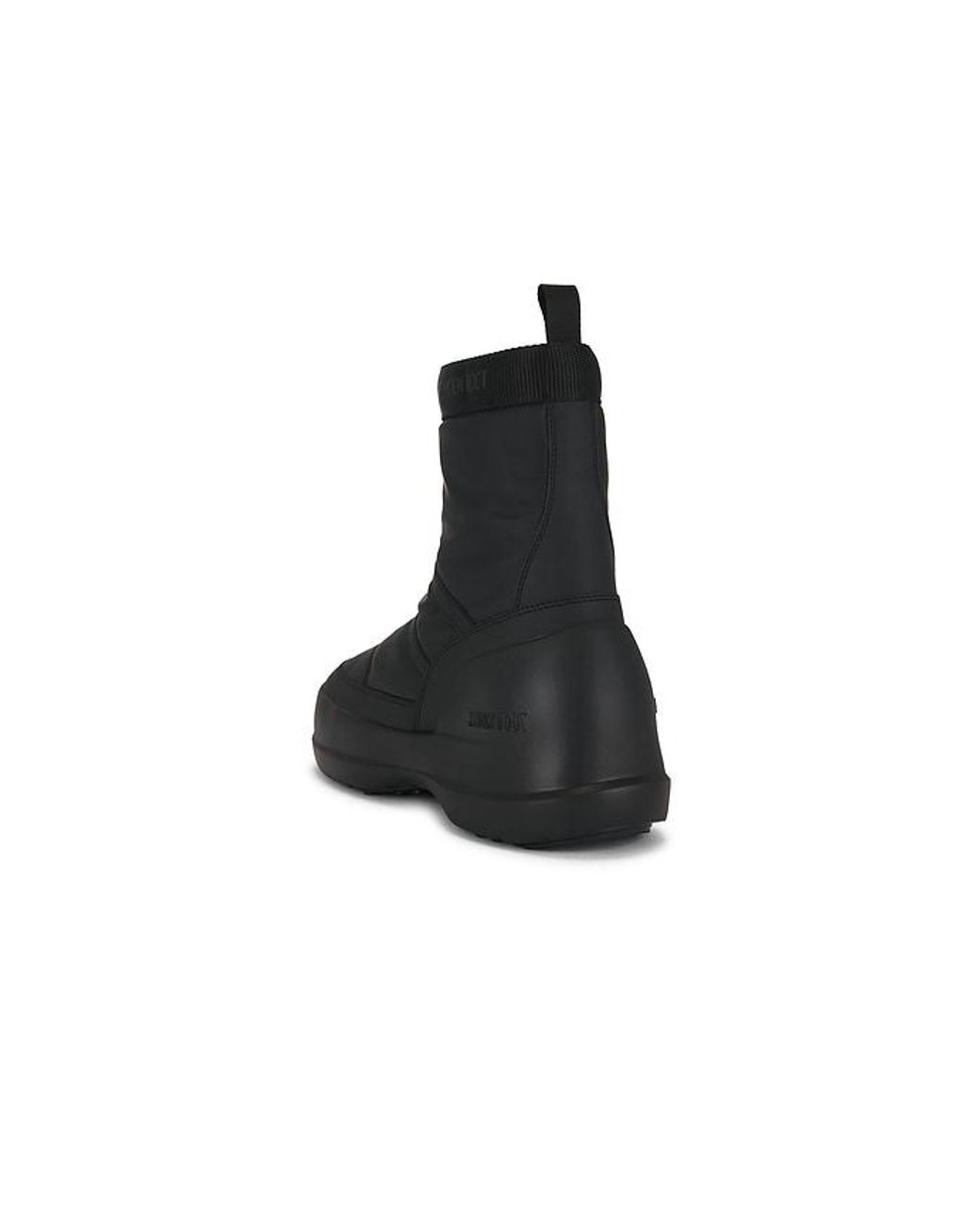 Moon Boot Black Luna Zip Boot for men