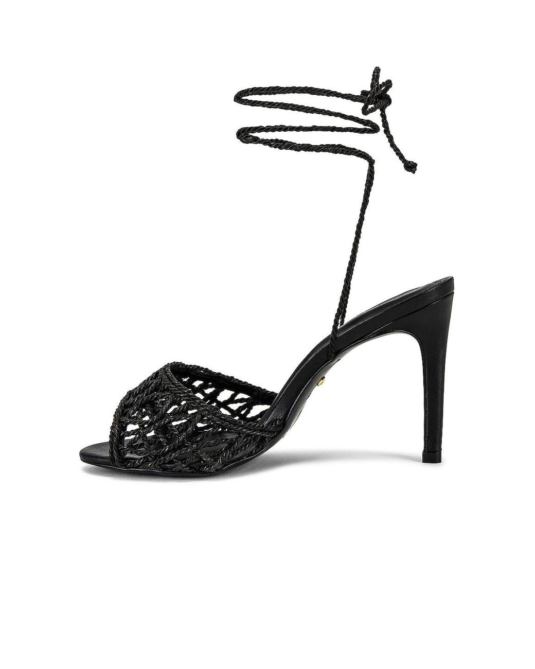 RAYE Leather Paulo Heel in Black | Lyst UK