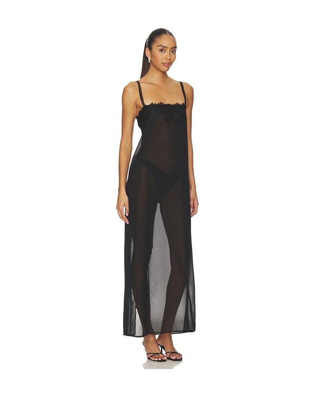 Lioness Black Glacial Maxi Dress
