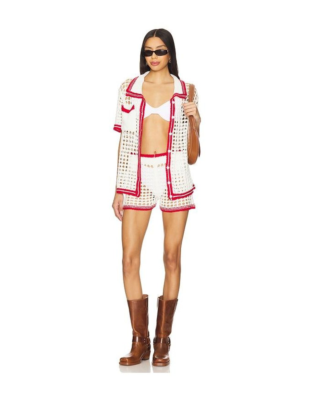 Bronwin Short en White superdown