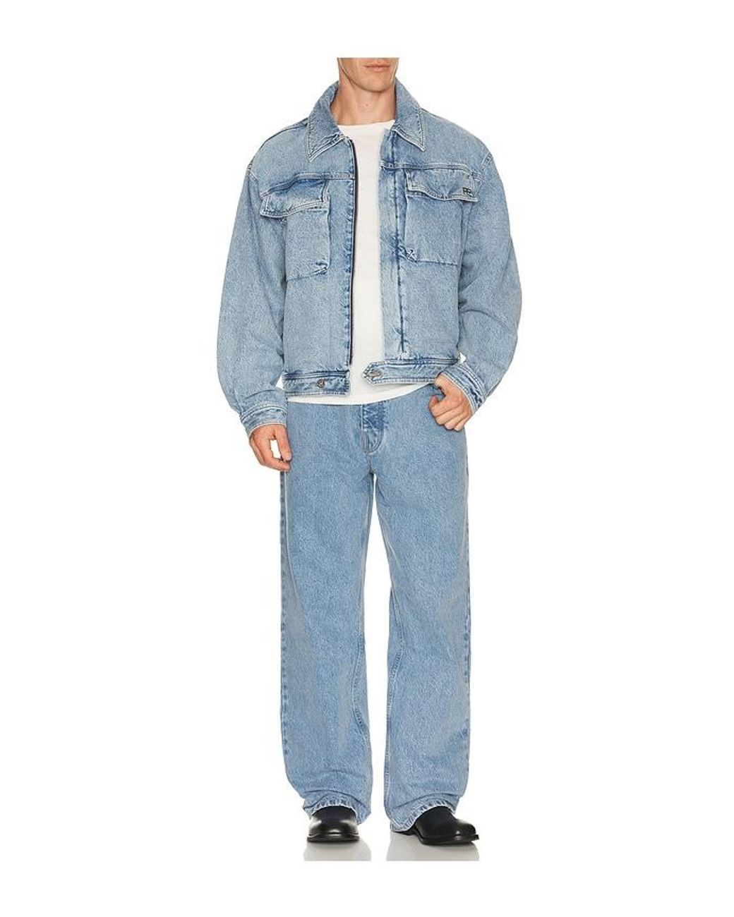 Filling Pieces Blue Denim Jacket for men