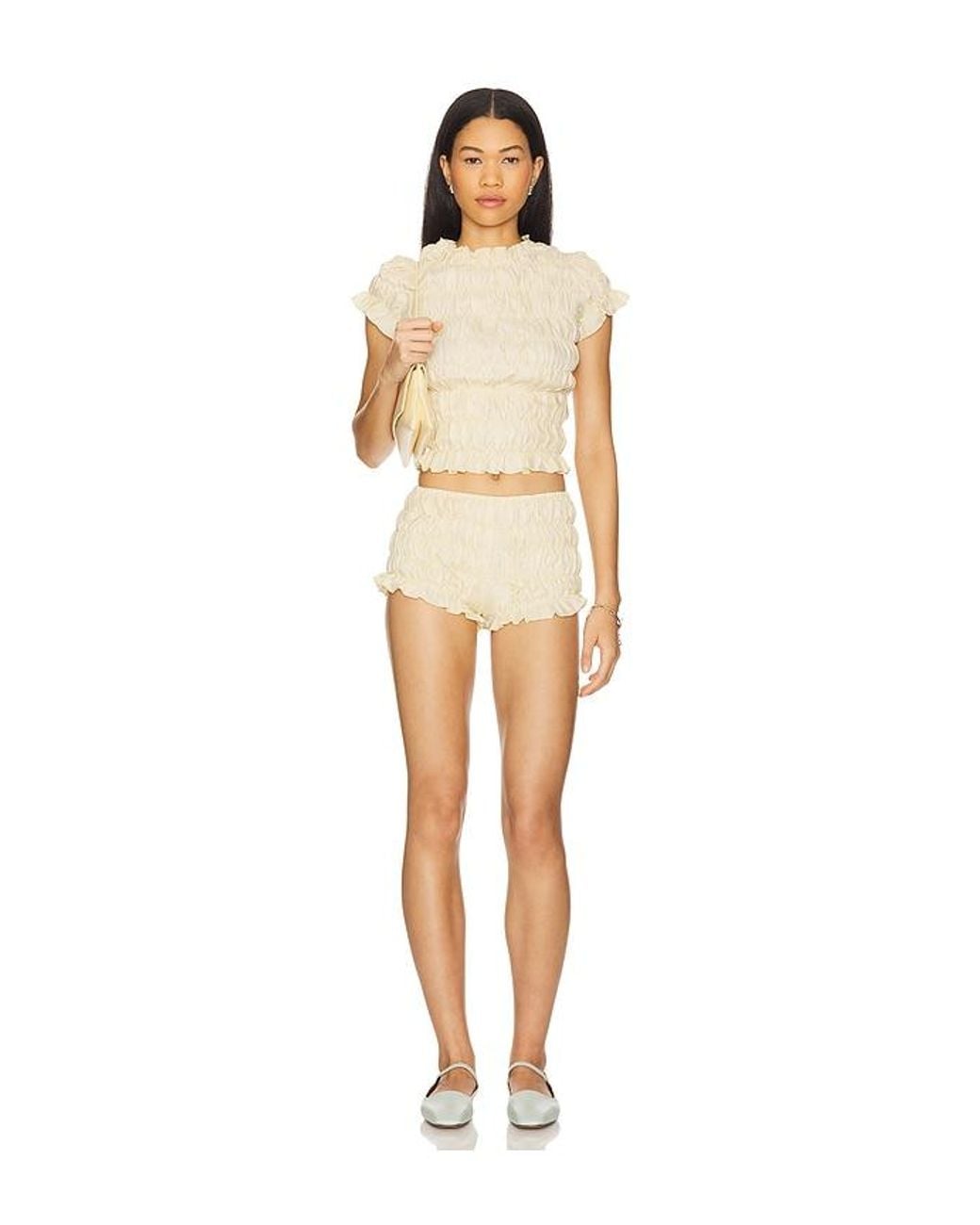 MORE TO COME Natural Ellery Short Set