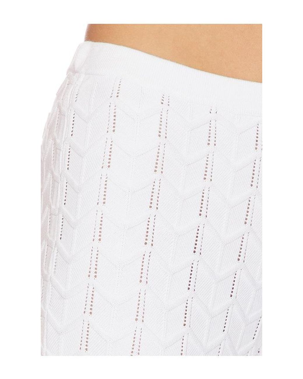 Lovers + Friends White Polly Knit Pant
