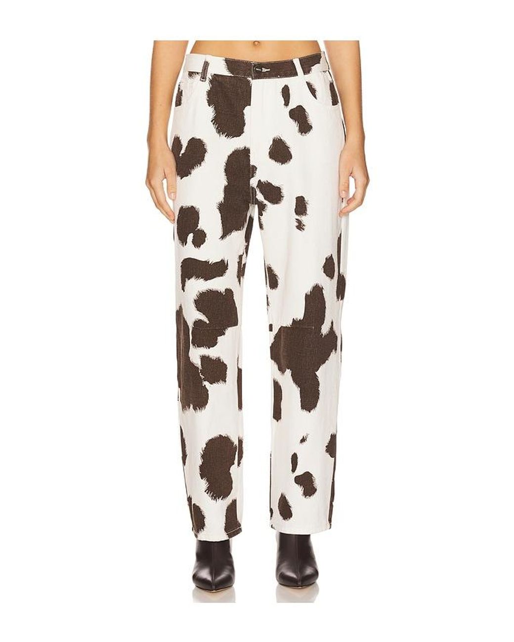 SNDY'S Black Becks Cowhide Jean