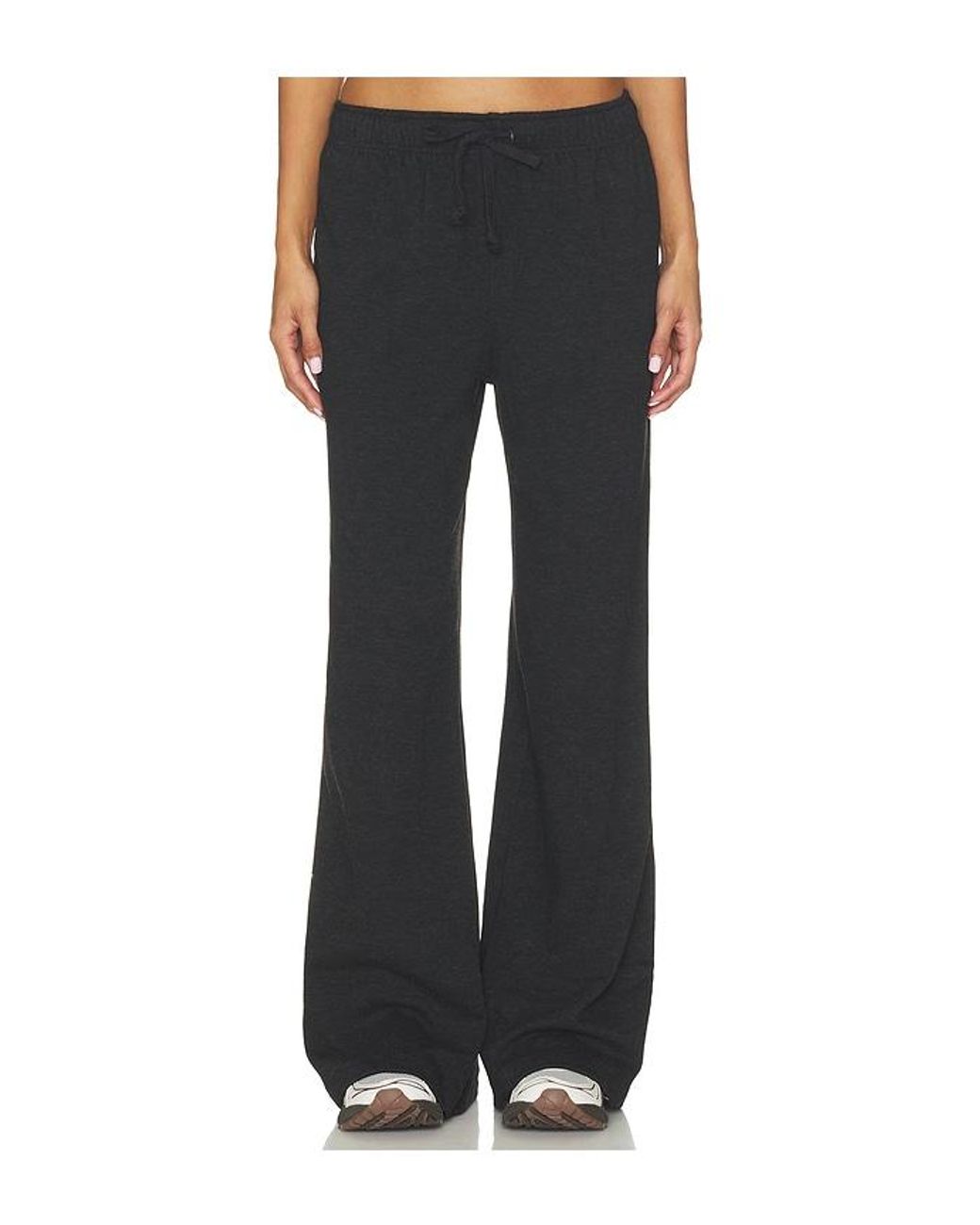 Bobi Black Wide Leg Lounger Pant