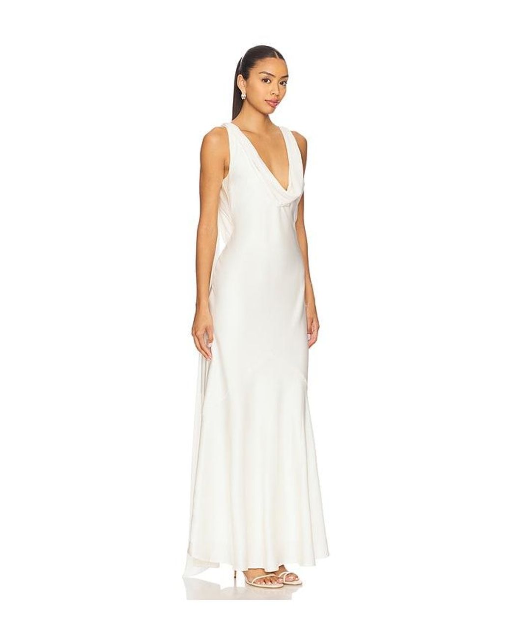 Runaway the Label White Gabriella Maxi Dress