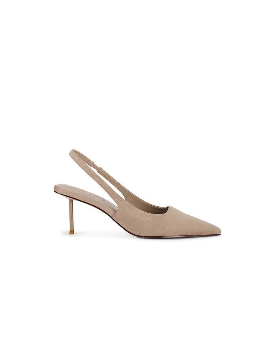 Femme LA White G55 Slingback Pump