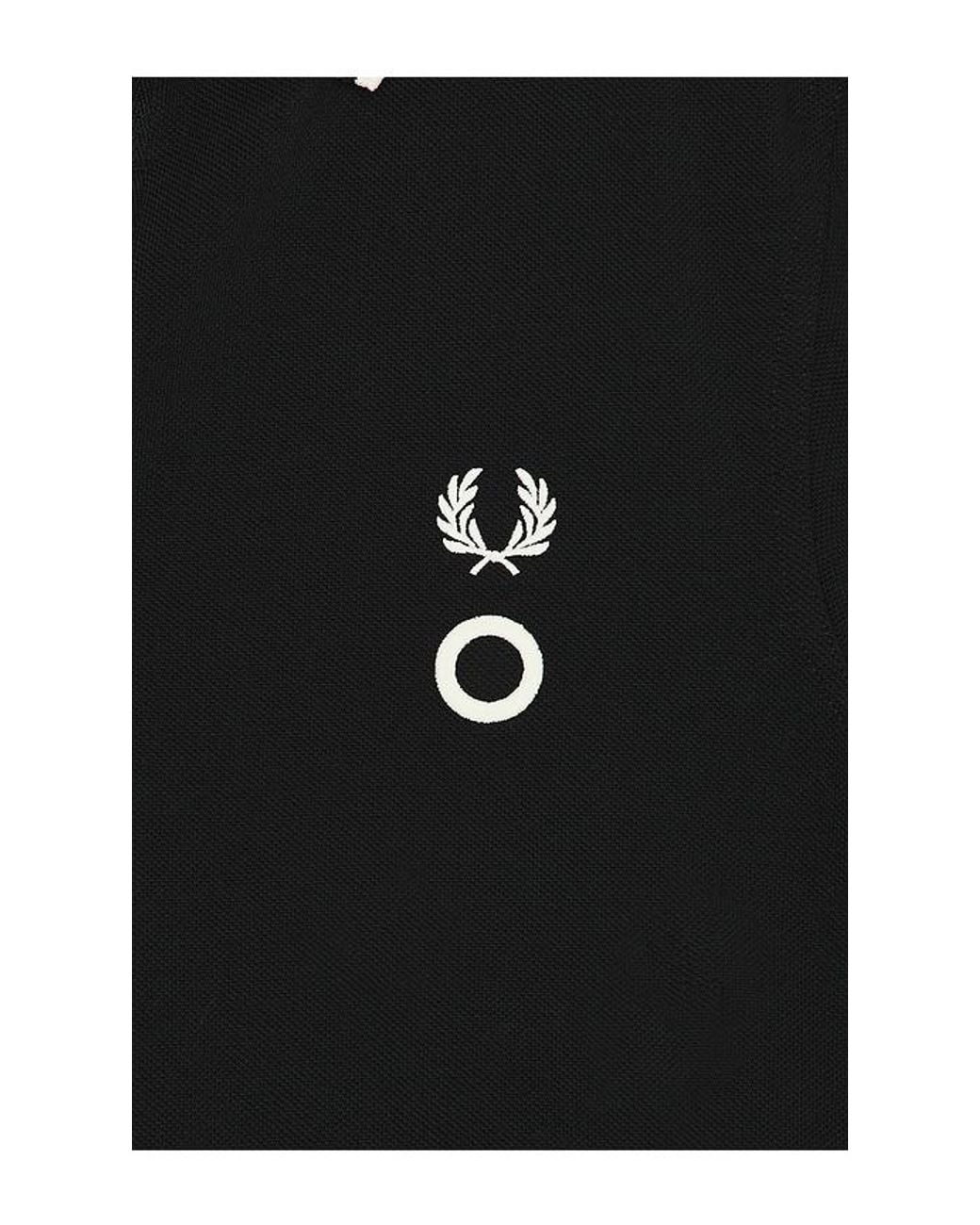Fred Perry Black X Craig Split Collar Shirt for men