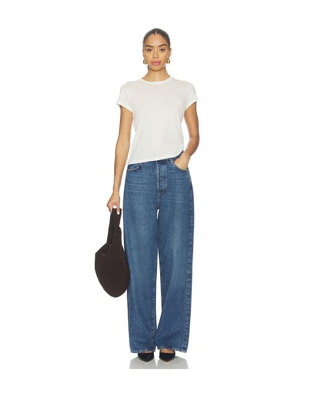 FRAME Blue X Amelia The Detour Jeans