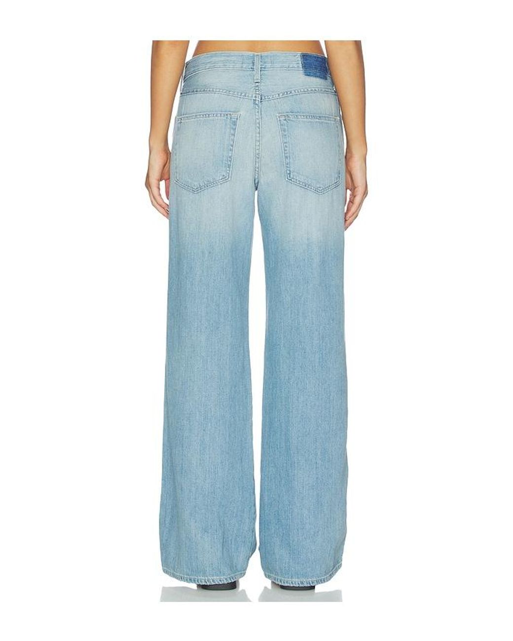Amo Denim Blue Regina Wide Leg Jeans