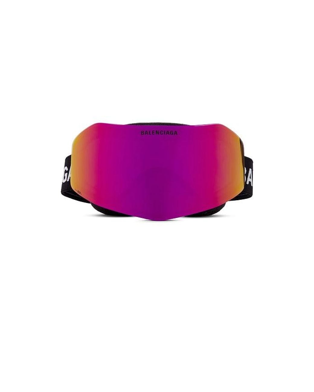 Balenciaga Purple Shield Ski Goggles