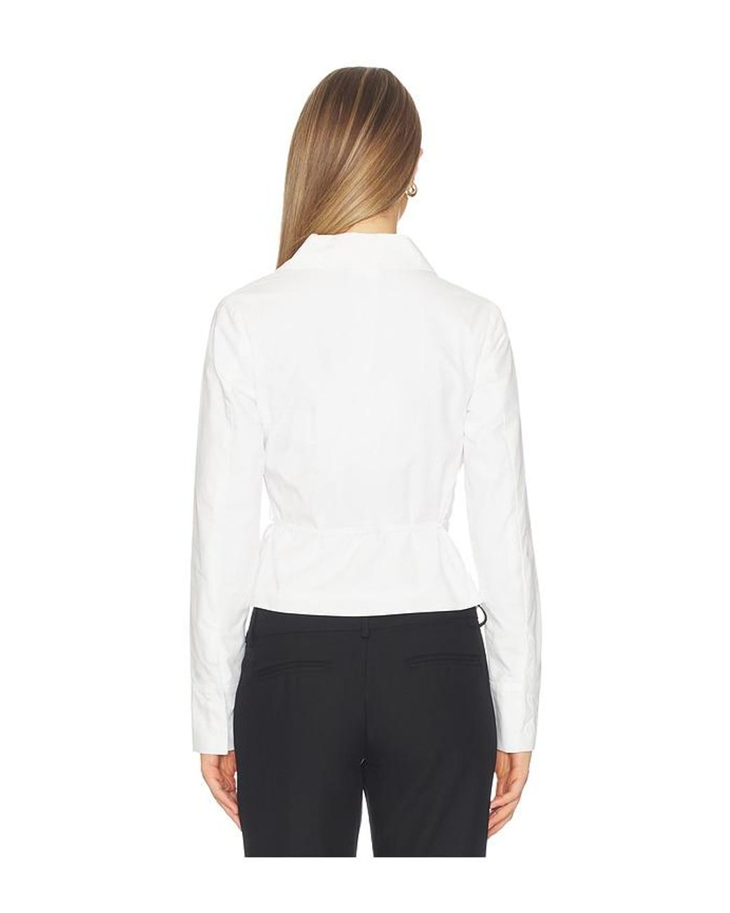 ALL THE WAYS White Xandra Wrap Top