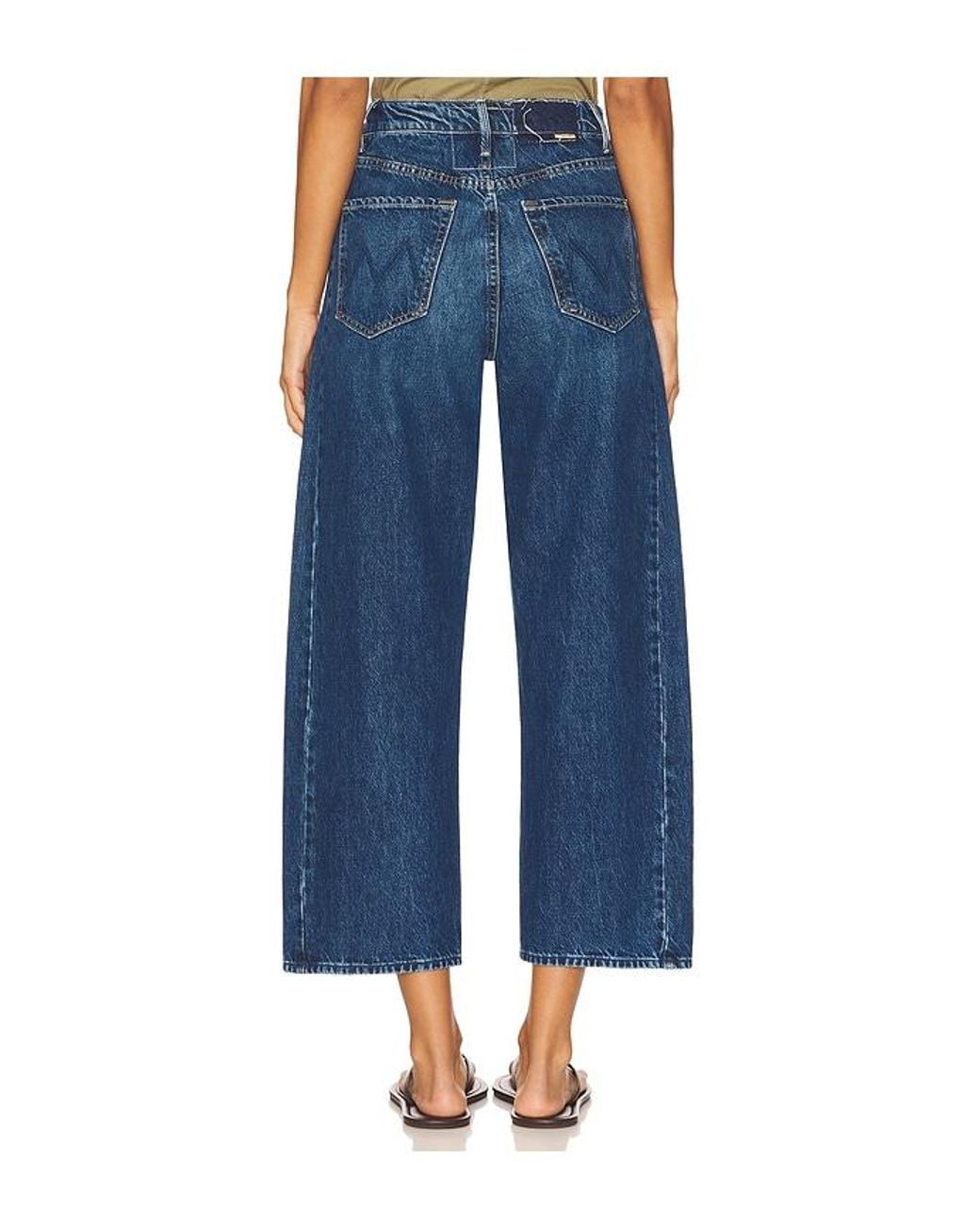 Mother Blue The Half Pipe Ankle Jeans