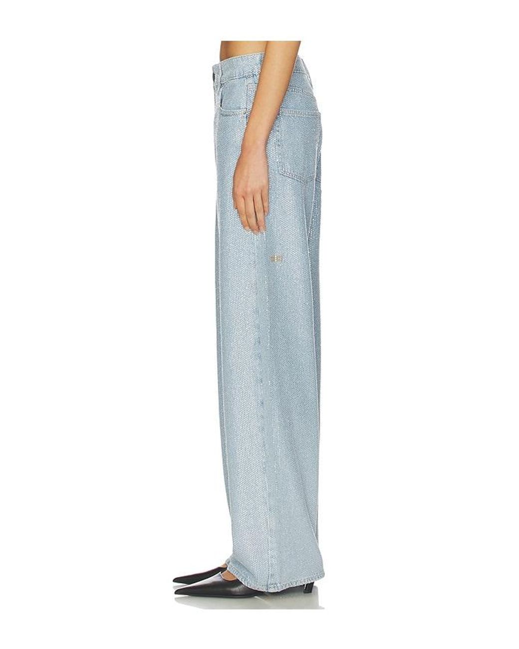 Ksubi Blue Empire Wide Leg