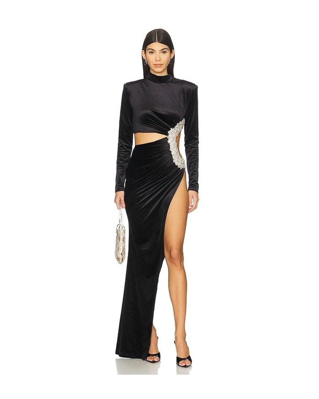 Bronx and Banco Black Lillian Gown
