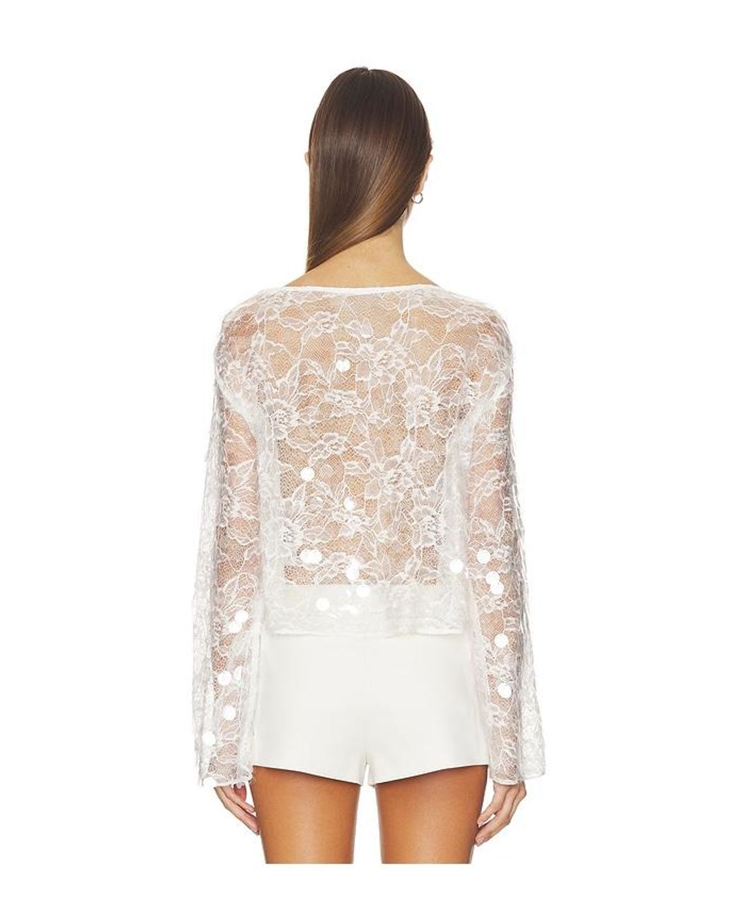 Lovers + Friends White Mally Top