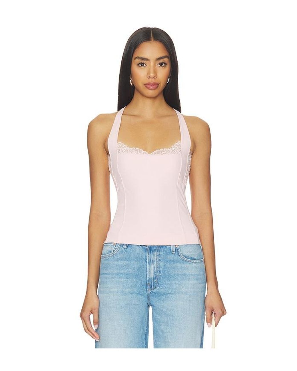 Free People Blue Looking Good Cami
