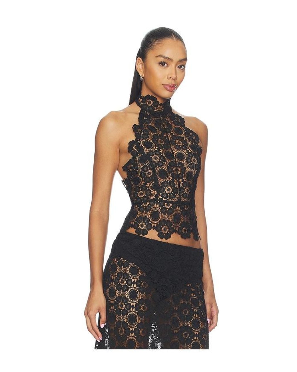 Lioness Black Trophy Halter Top
