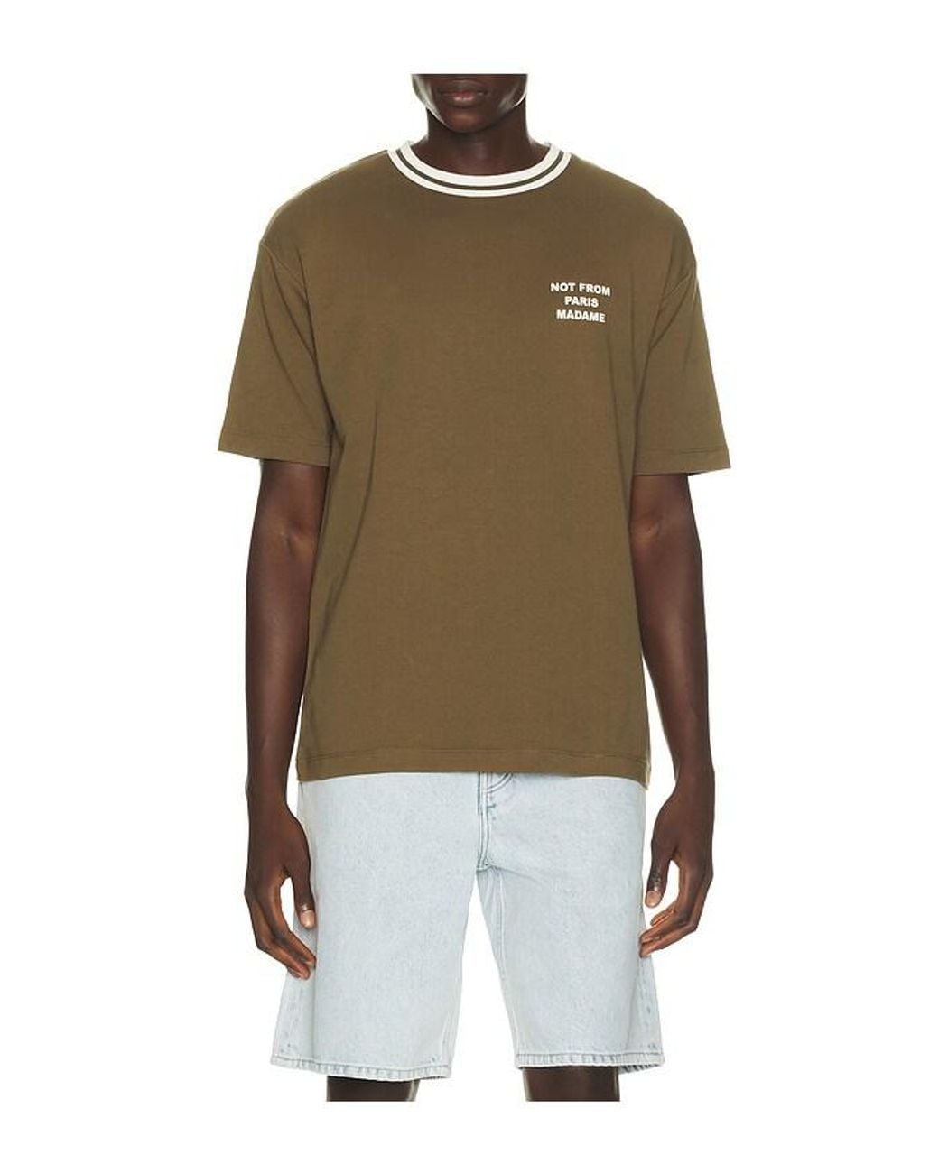 Drole de Monsieur Multicolor Sport Slogan Tee Shirt for men