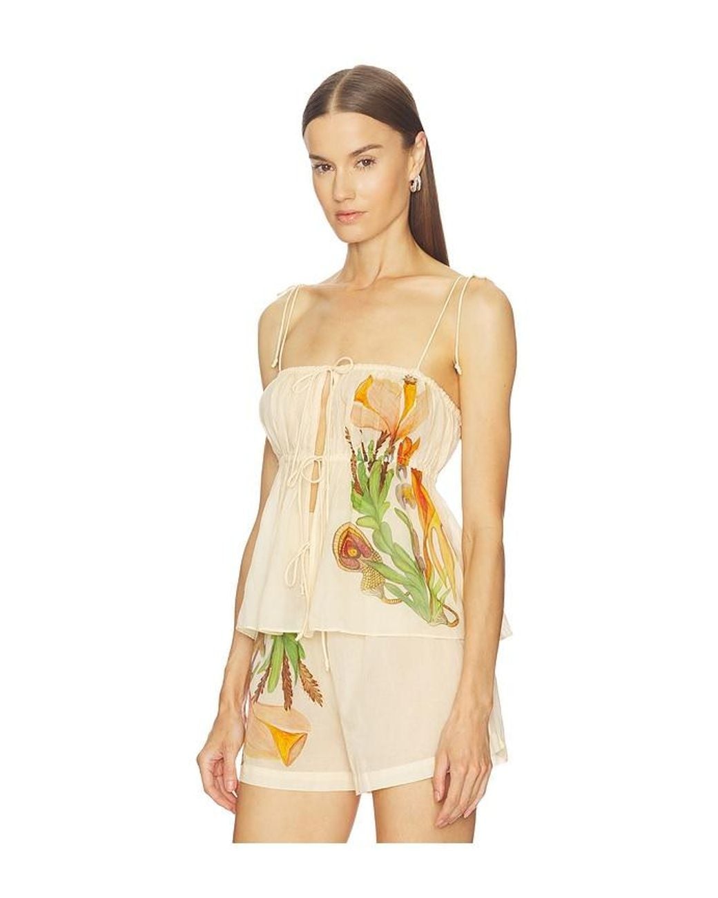 Ulla Johnson Natural Tallulah Coverup Top