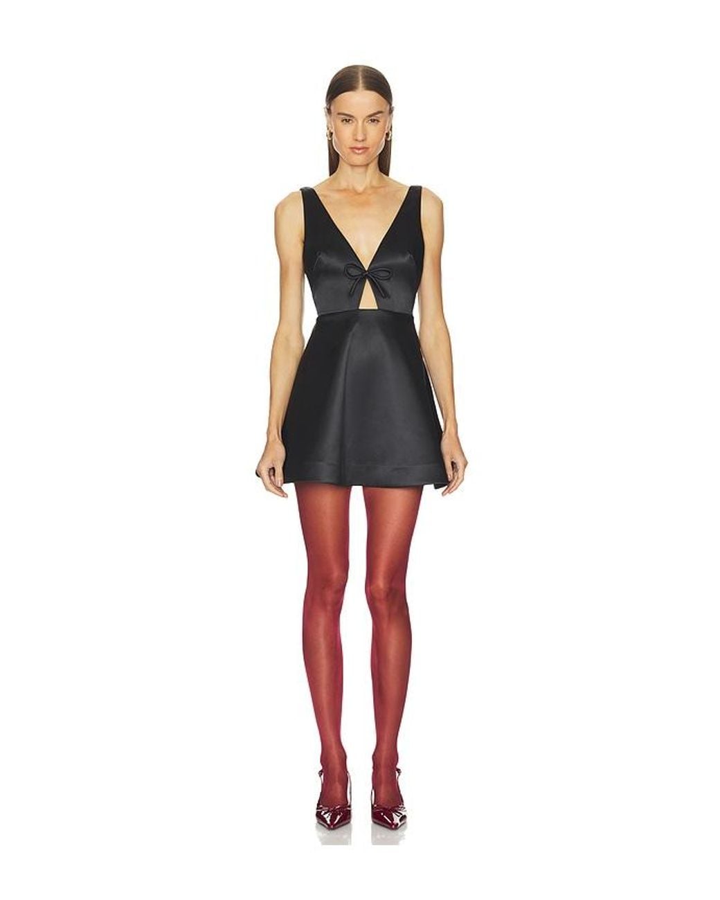 Wolford Red Satin Touch 20 Tights