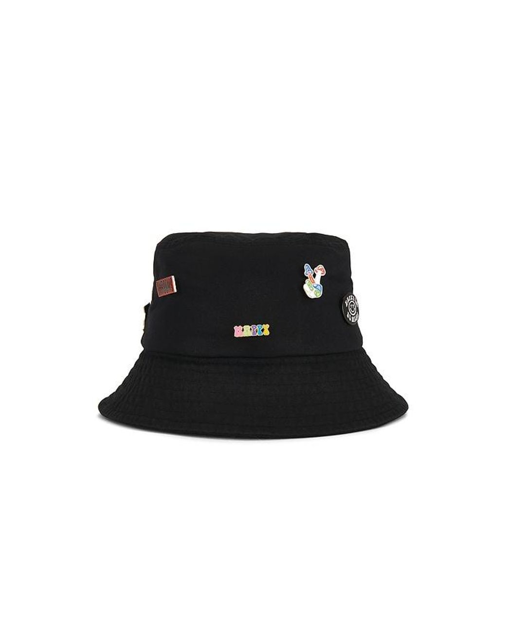 Happy Caps Anglerhut Pin in Black für Herren
