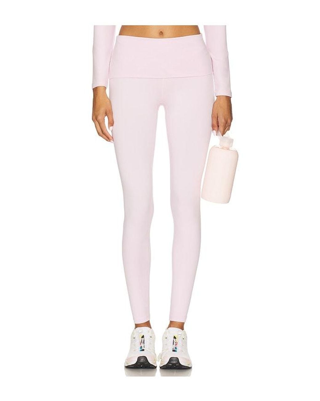 Year Of Ours White Ballet Fold Over Legging