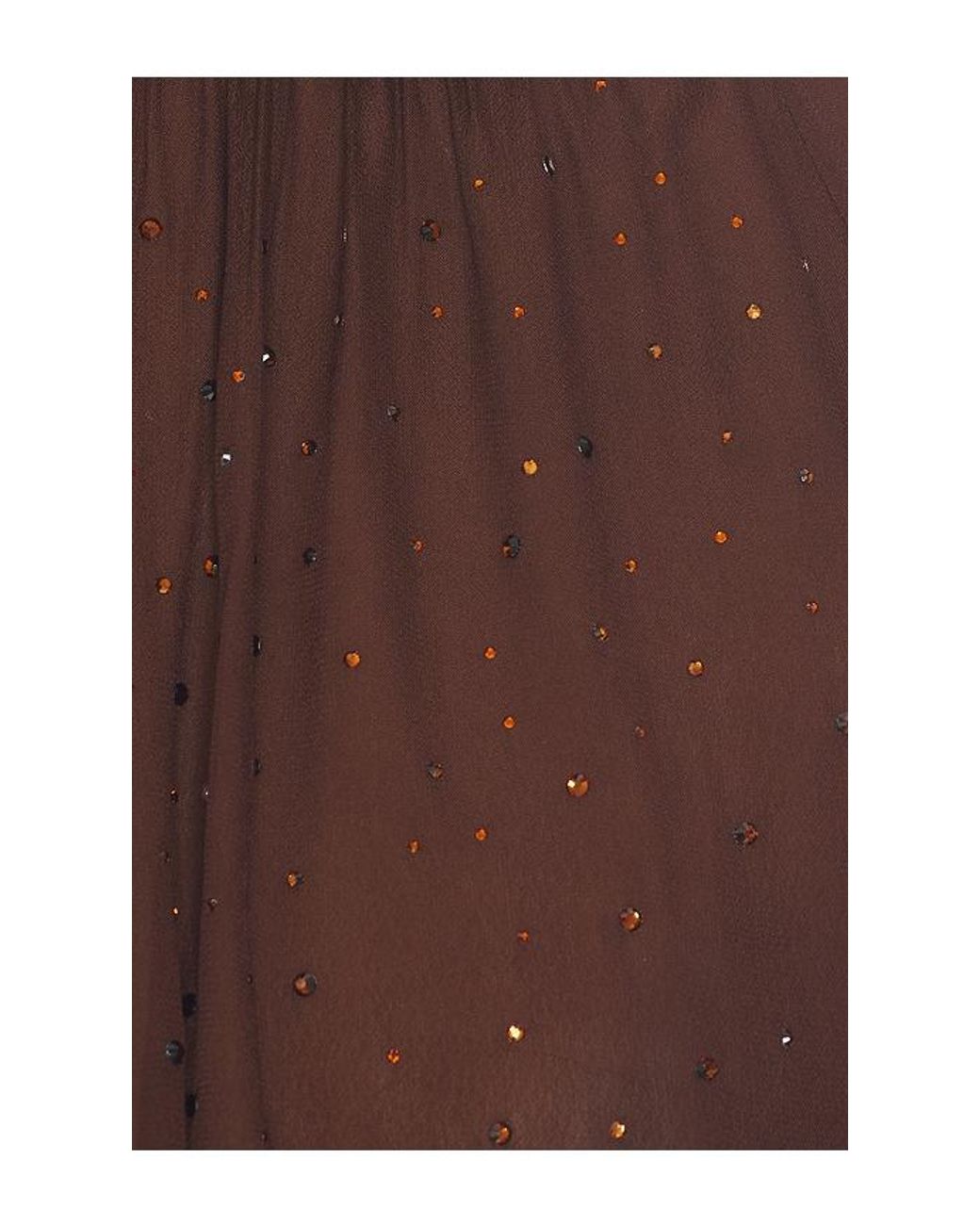 Generation Love Brown Noor Combo Crystal Blouse