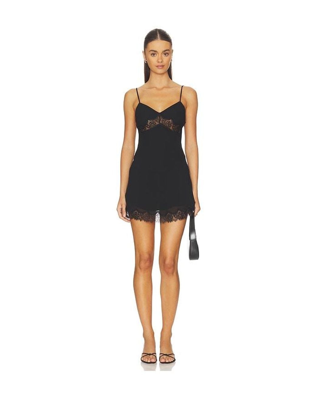 Lovers + Friends Black Anneli Mini Dress