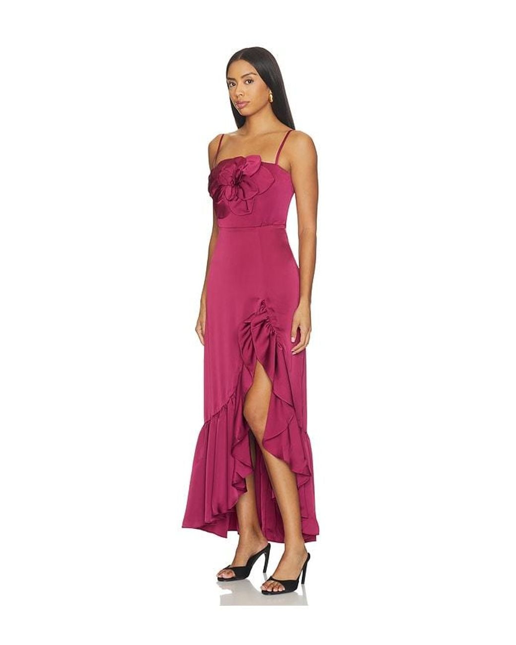 Yumi Kim Red Kalu Maxi Dress